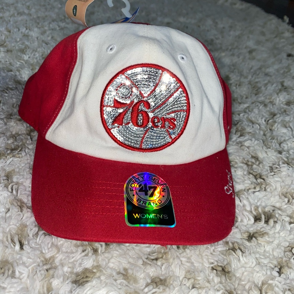 76ers women’s hat w/tags original NBA